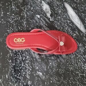 BRAND NEW GBG BOWNOT SLIP ON WOMENS FLAT SANDALS